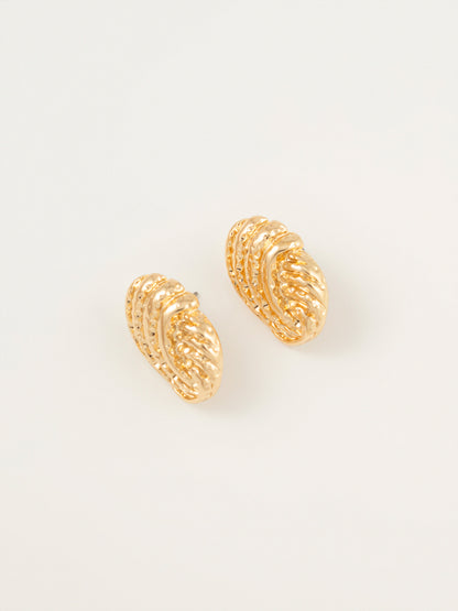 Oval Braided Earrings