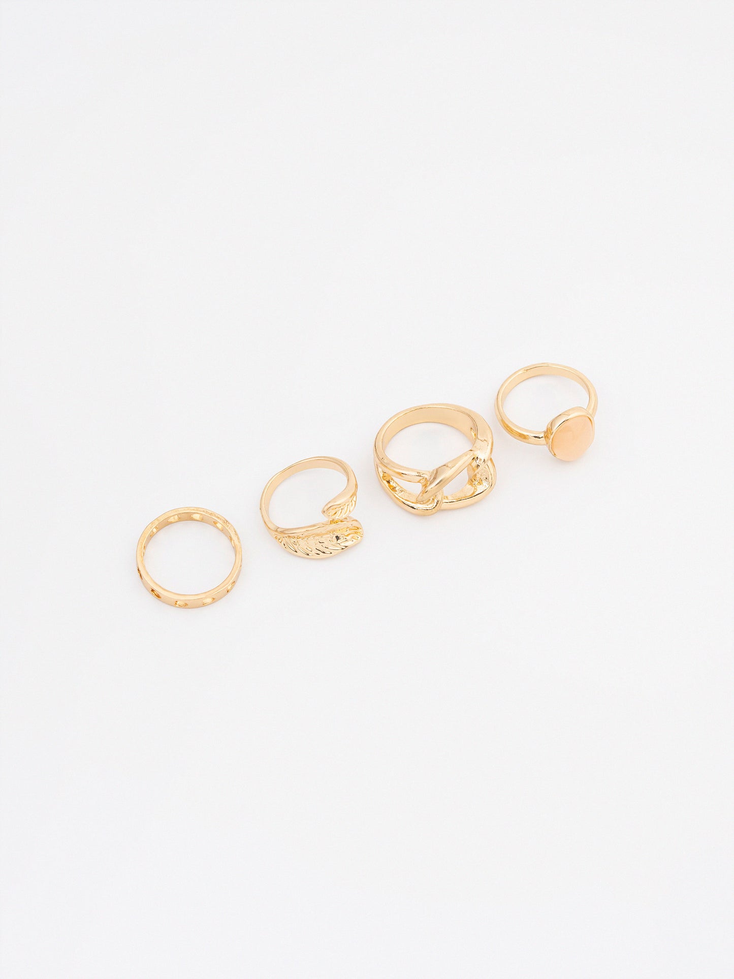Textured Ring Set