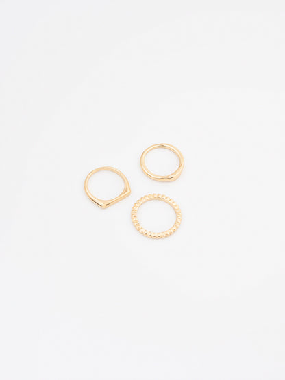 Textured Ring Set