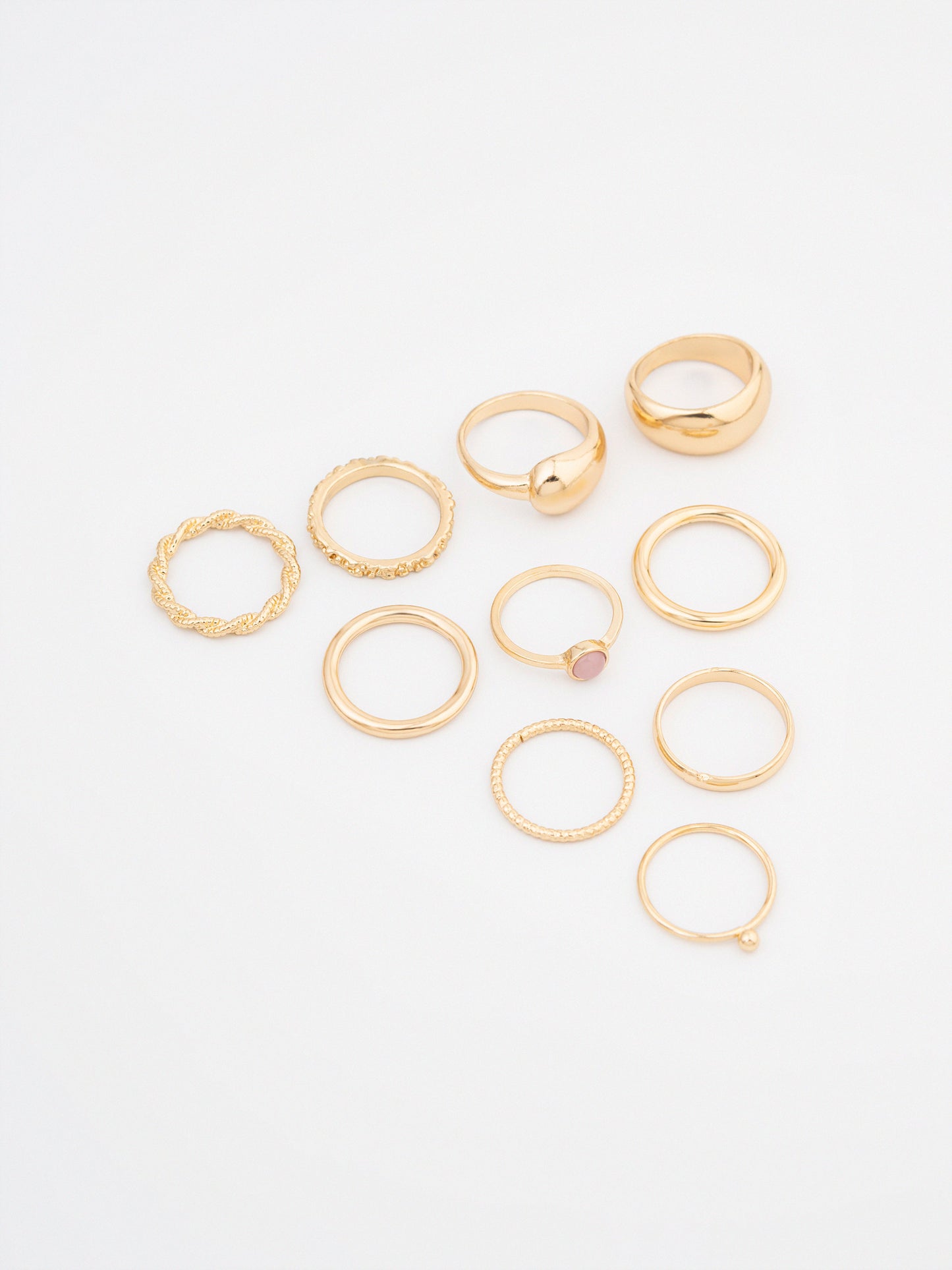 Gemstone Ring Set