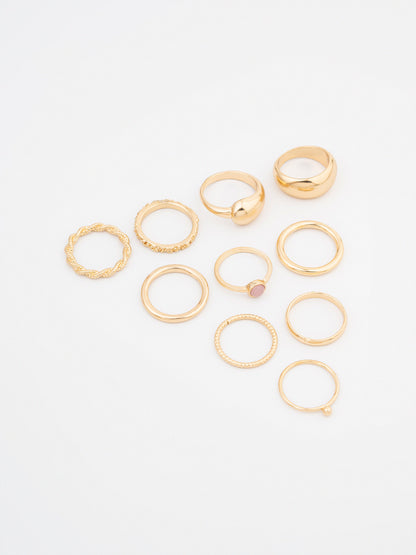 Gemstone Ring Set