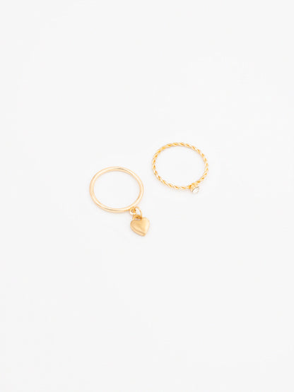 Charm Ring Set