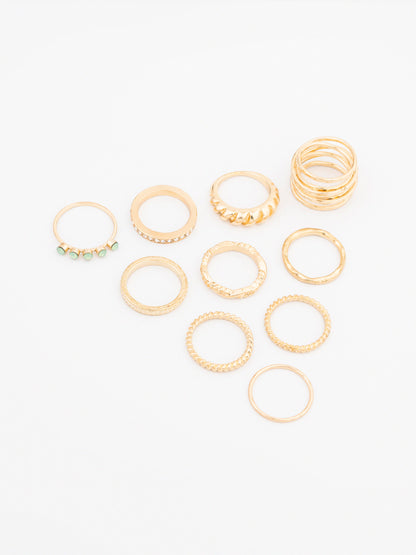 Textured Ring Set