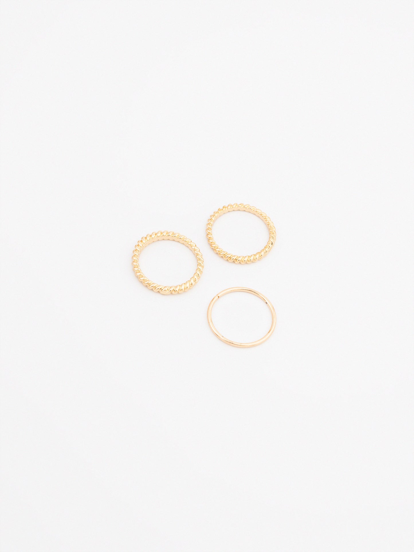 Textured Ring Set