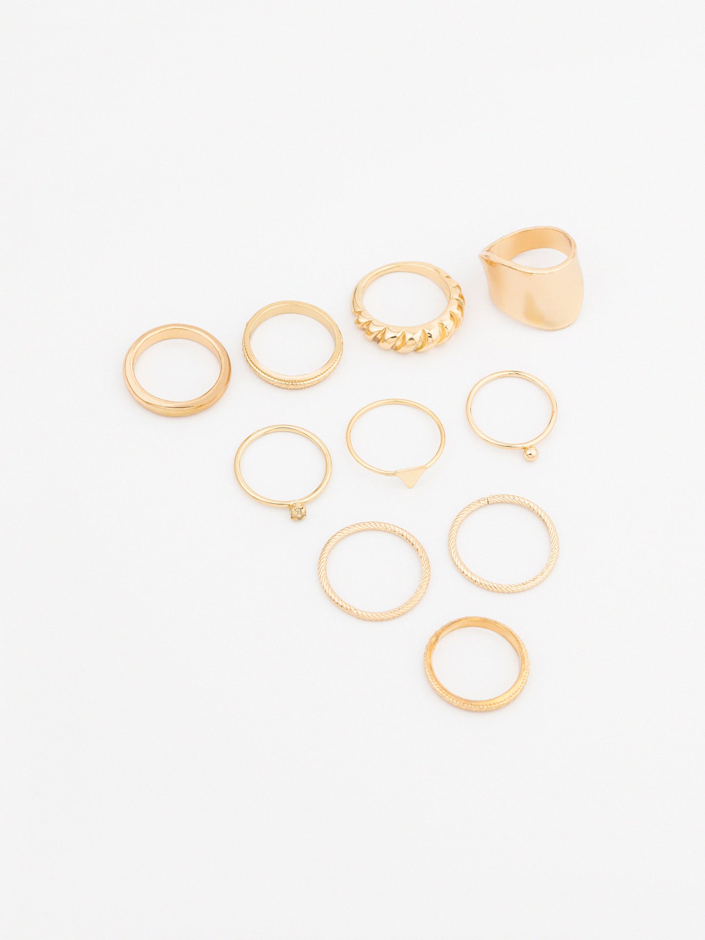 Glossy Ring Set