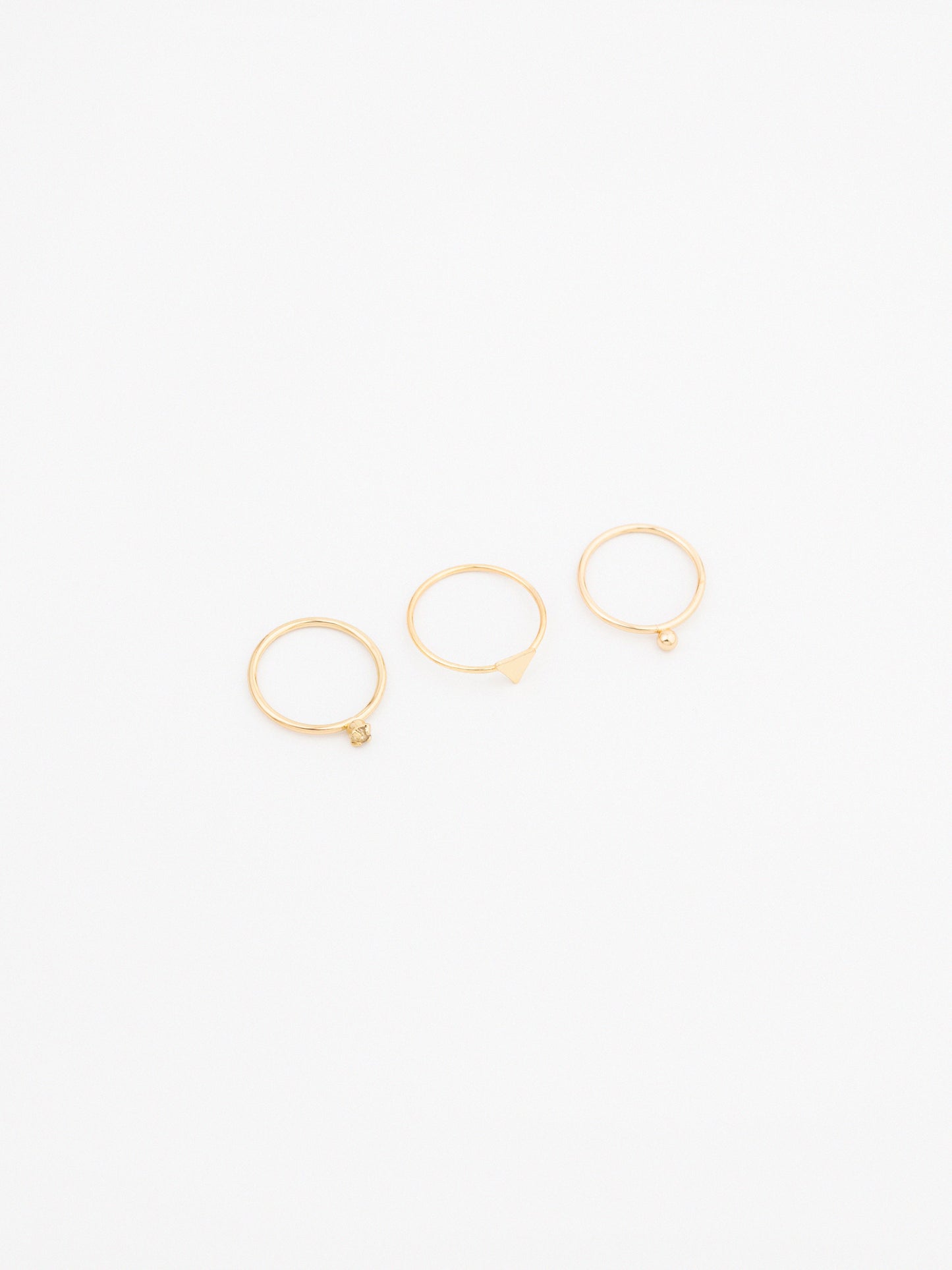 Glossy Ring Set