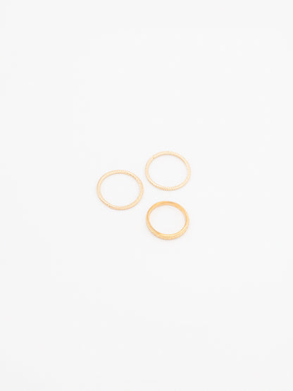 Glossy Ring Set