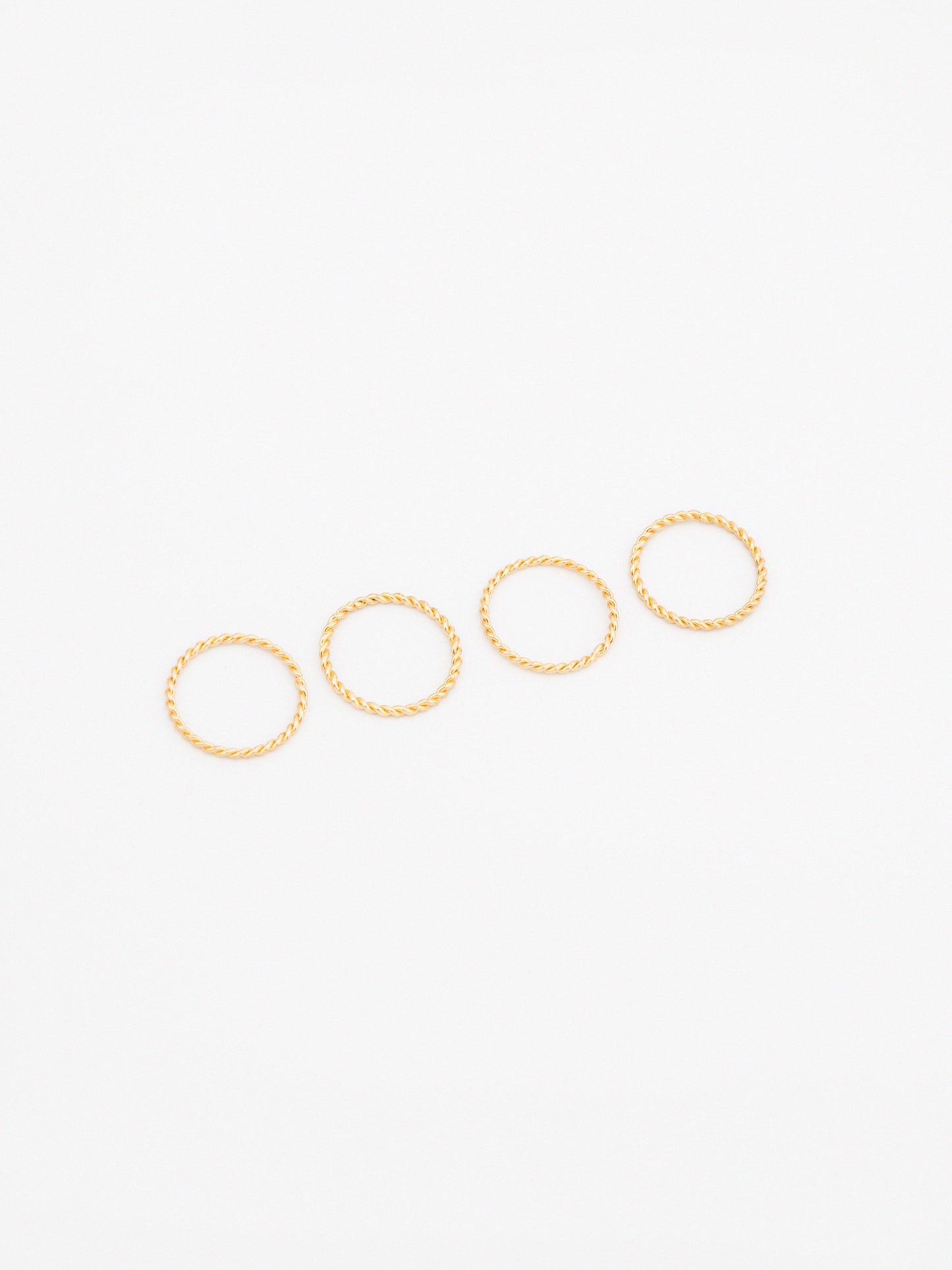 Scalloped Ring Set
