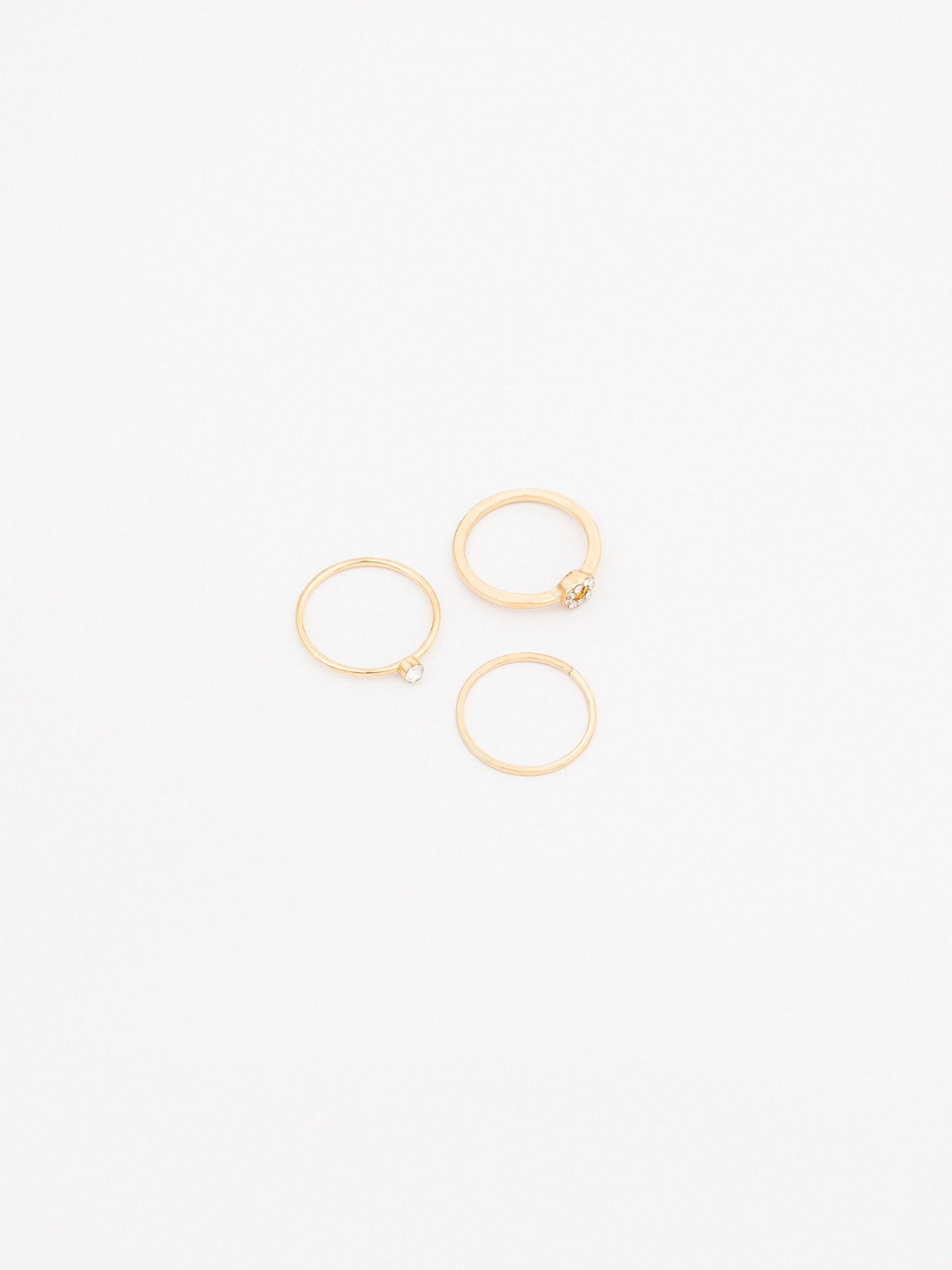 Scalloped Ring Set