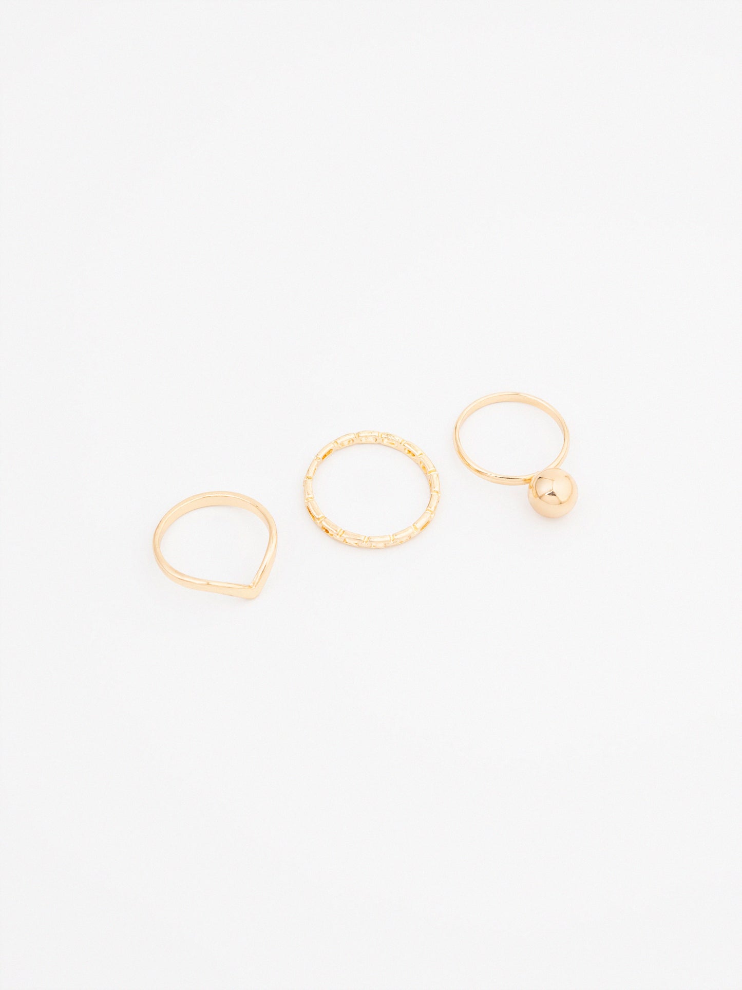 Beaded Ring Set