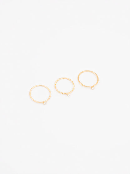 Glossy Ring Set