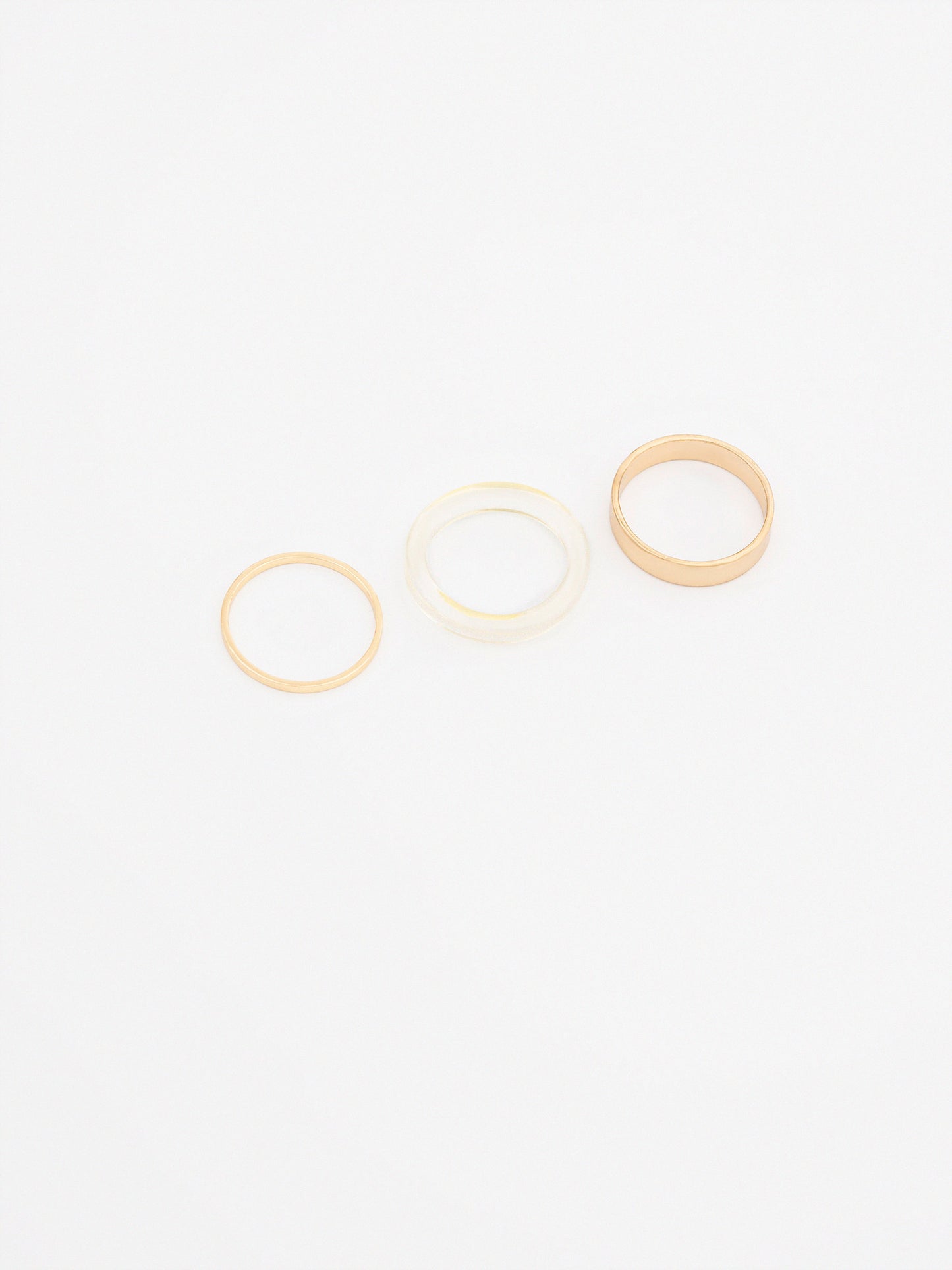 Faceted Ring Set