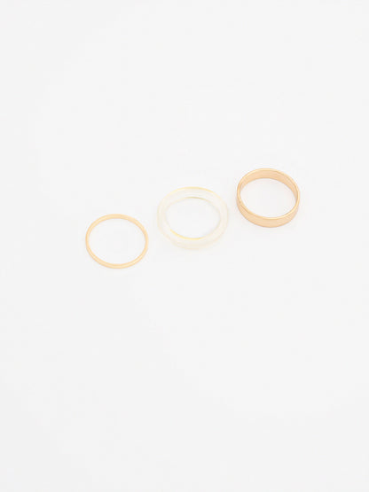 Faceted Ring Set
