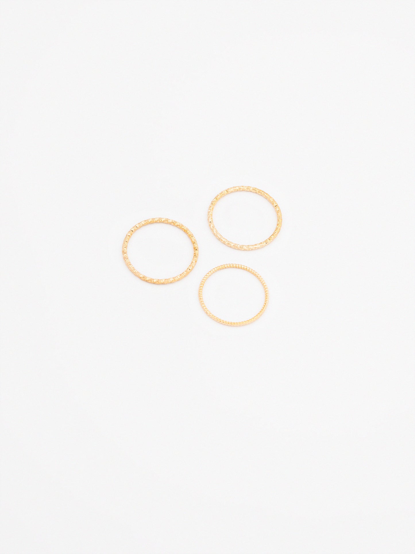 Faceted Ring Set