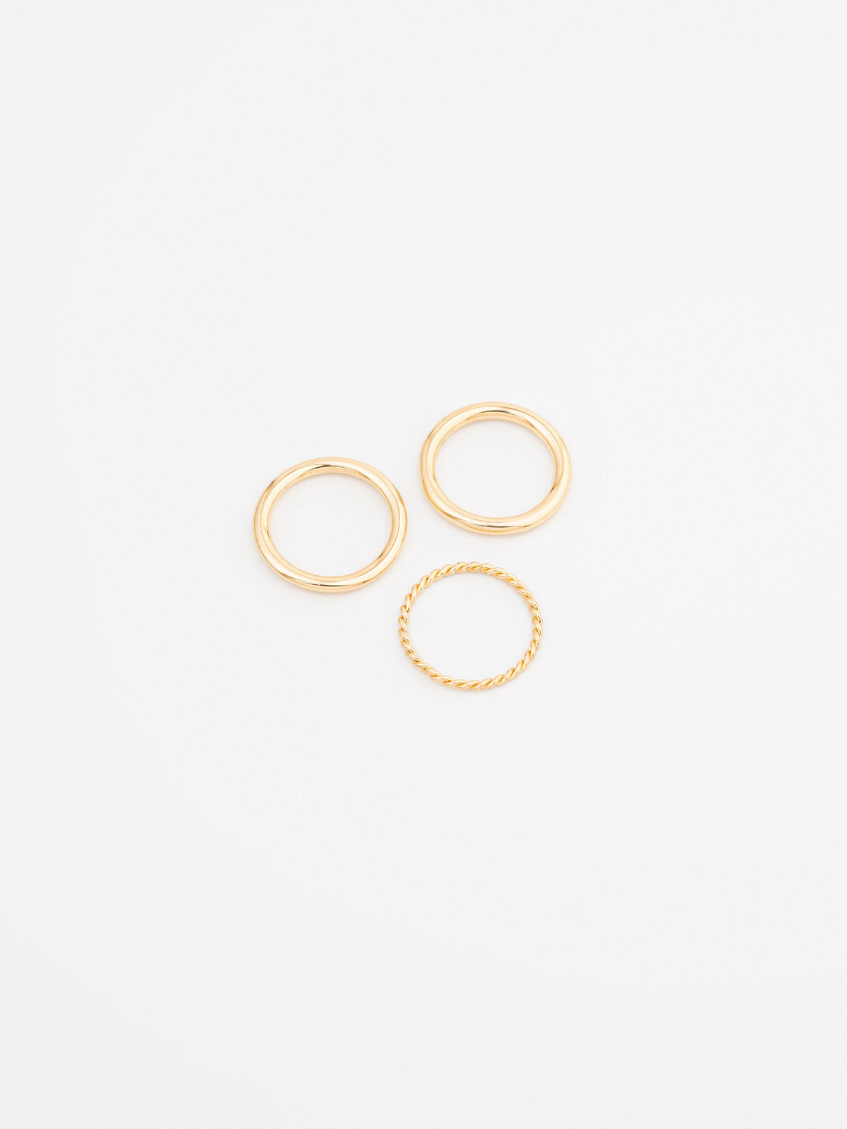 set of 5 stack rings, solid bronze ring, geometric... Stackable Ring Set – Limelightpk