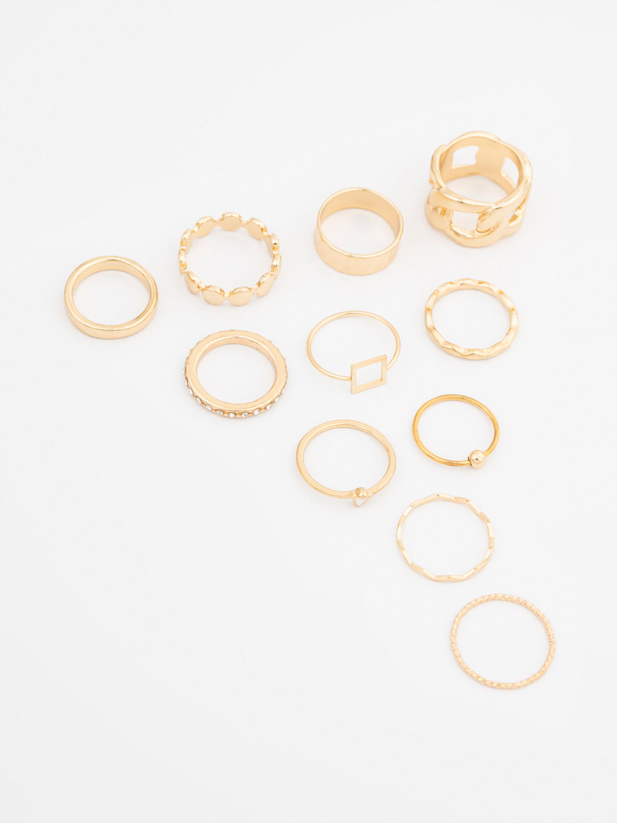 Glossy Ring Set