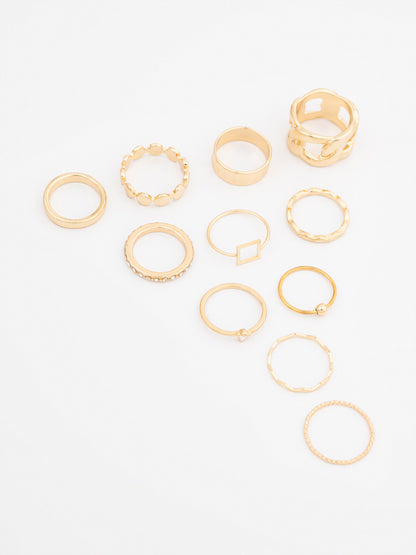 Glossy Ring Set