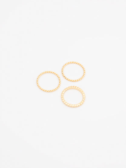 Chunky Ring Set