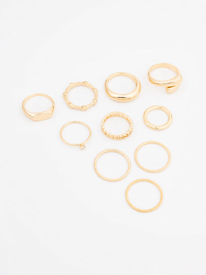 Glossy Ring Set