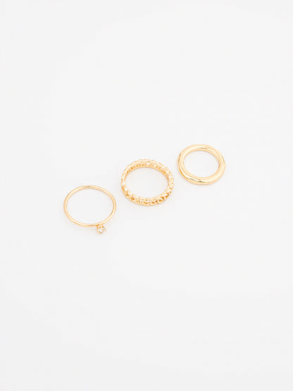 Glossy Ring Set