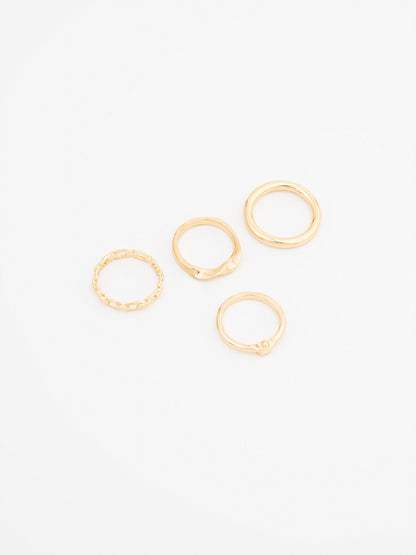 Beaded Ring Set