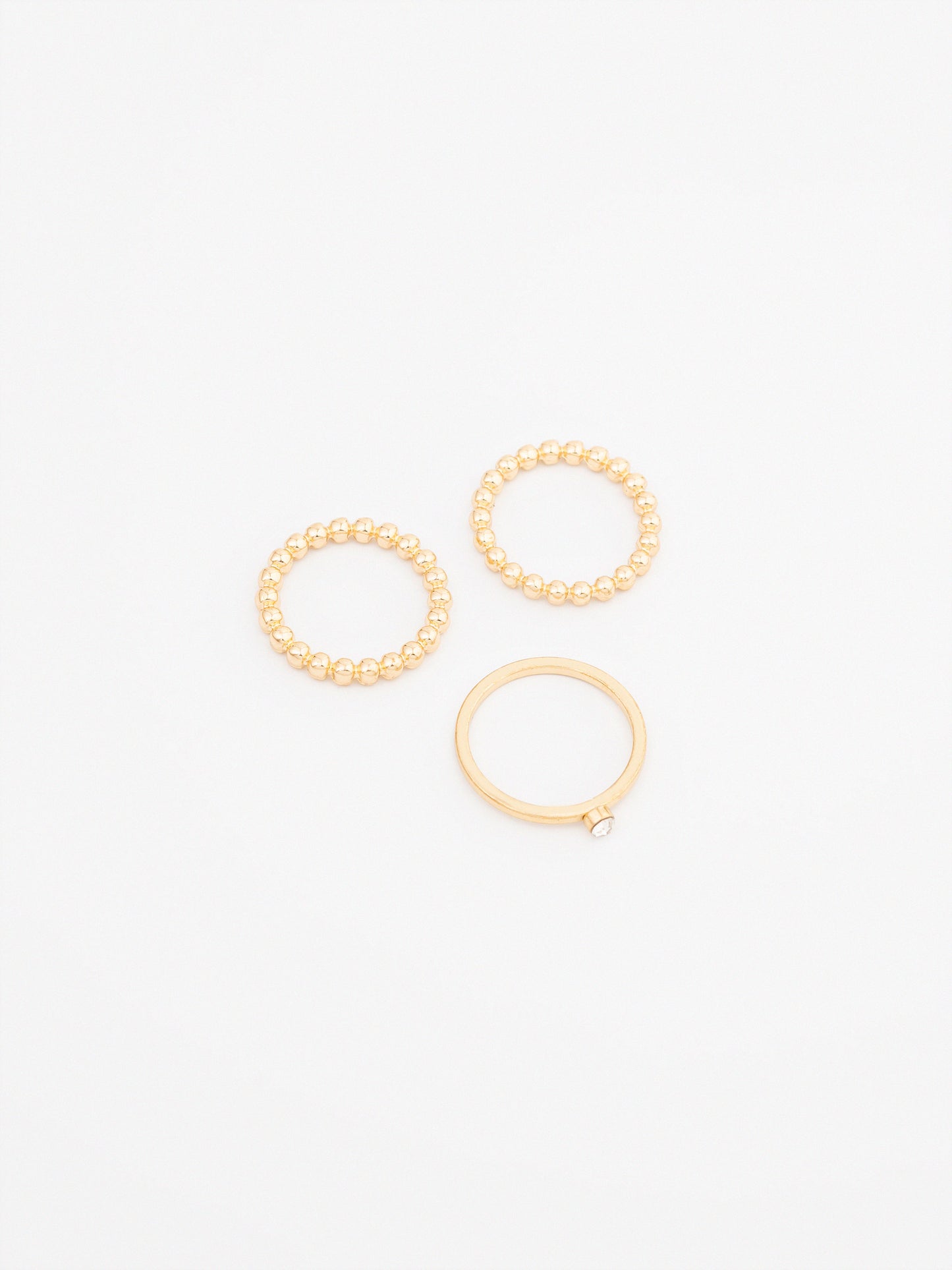 Beaded Ring Set