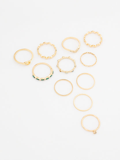 Charm Ring Set