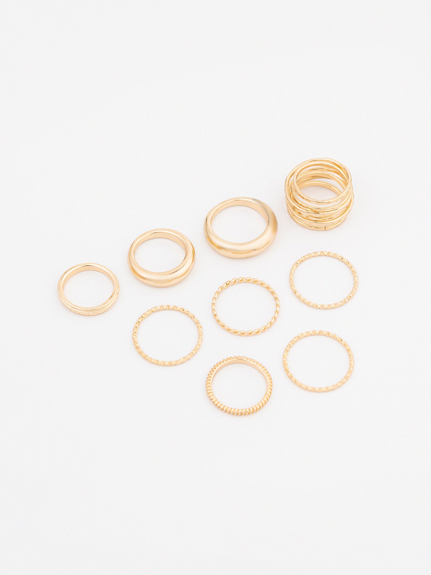Glossy Ring Set