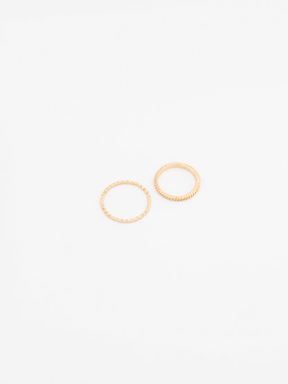 Glossy Ring Set