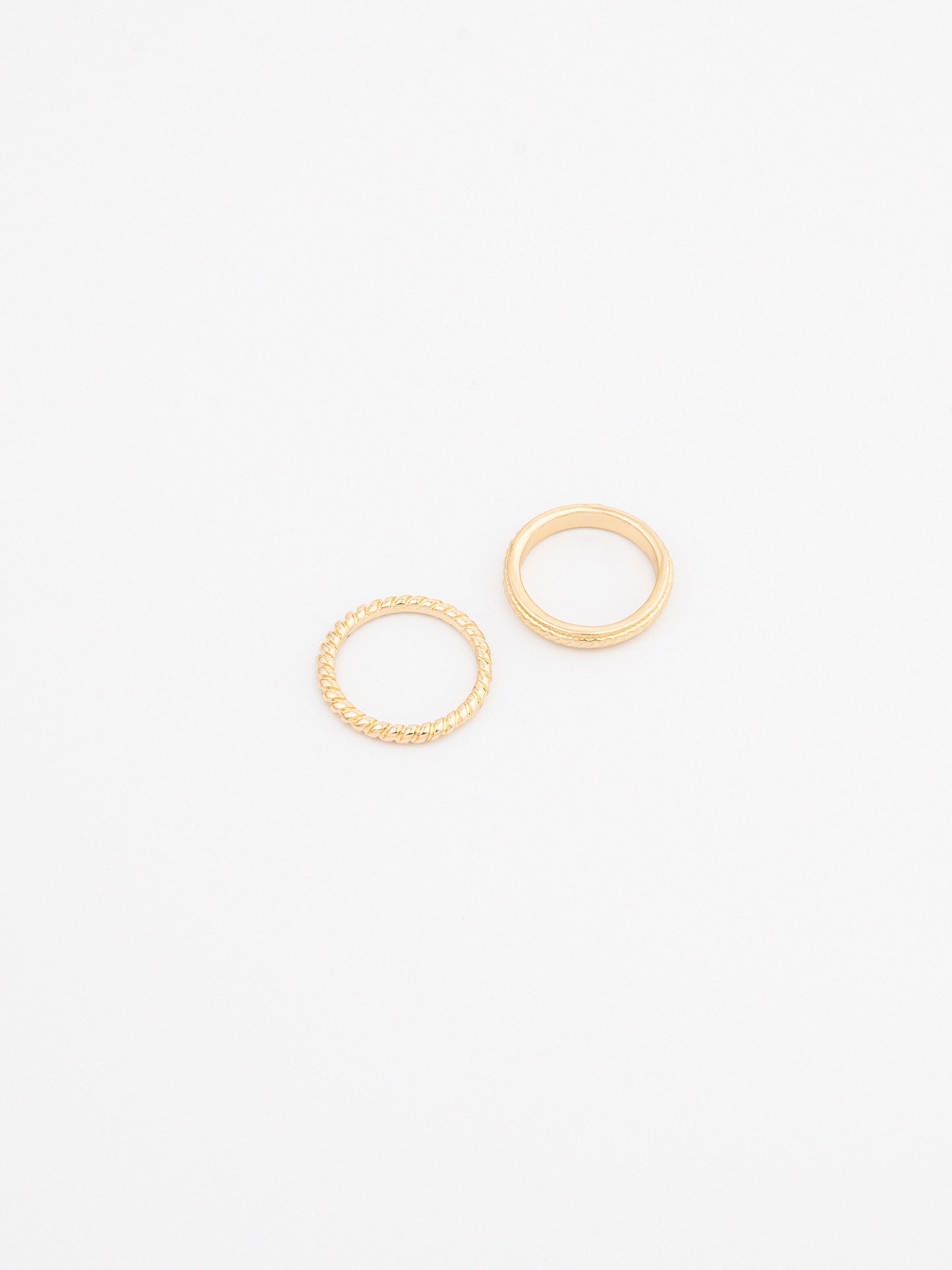 Textured Ring Set