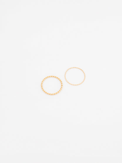 Charm Ring Set