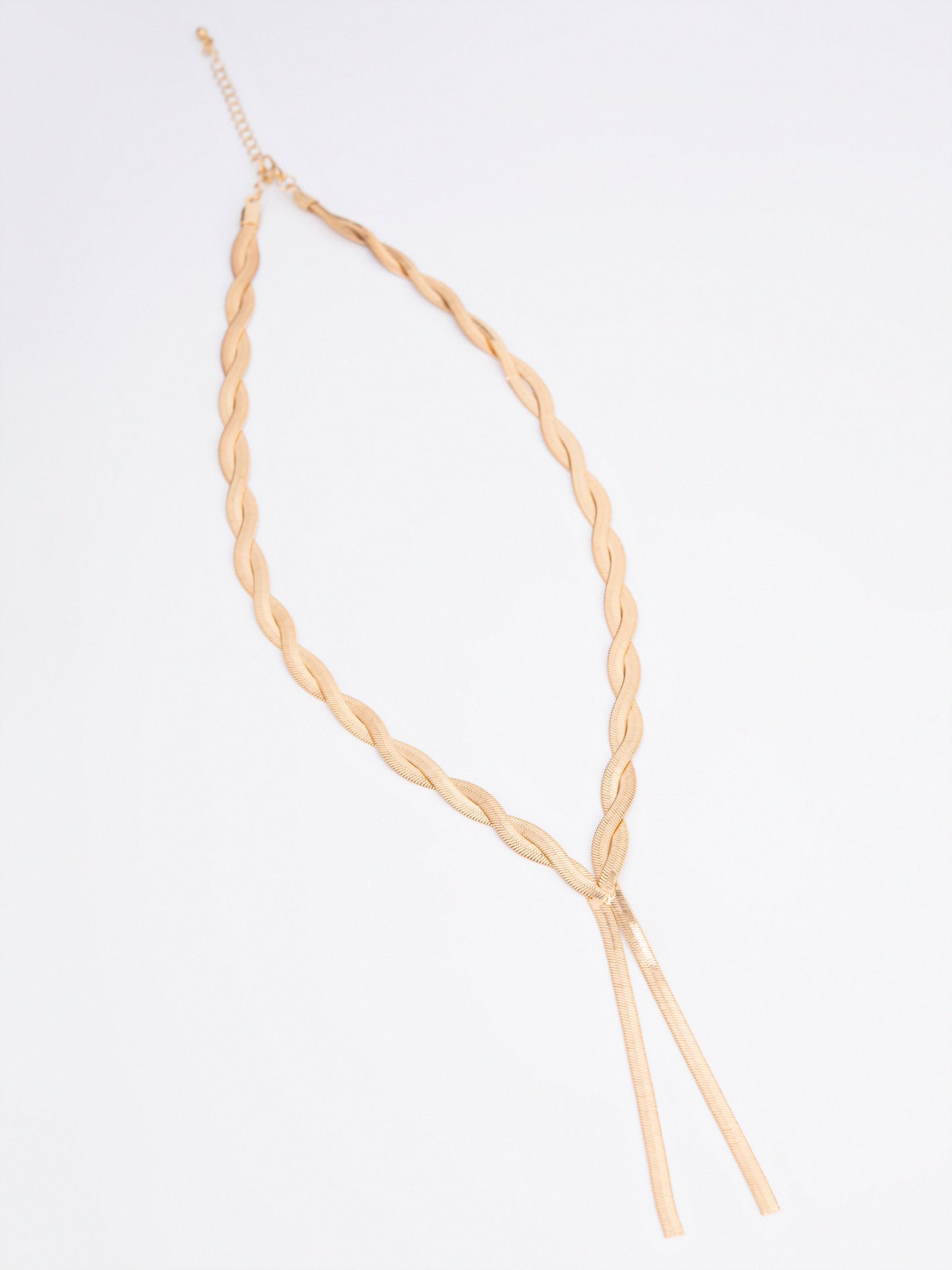 Braided Lariat Necklace