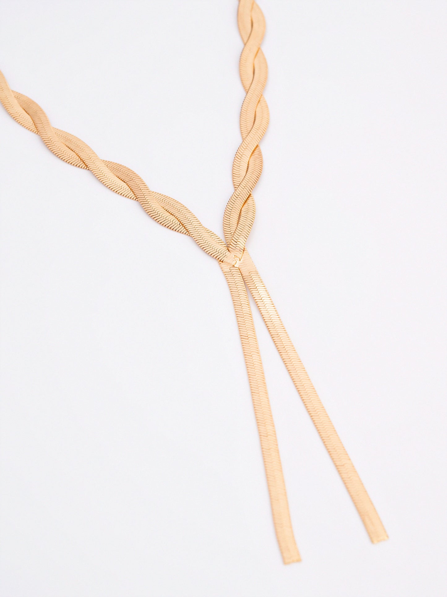 Braided Lariat Necklace