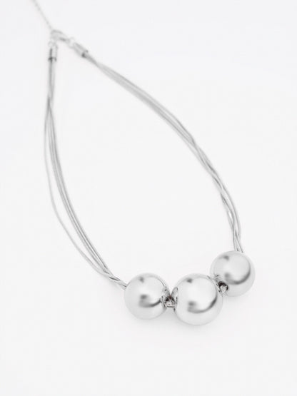 Tri-Ball Necklace