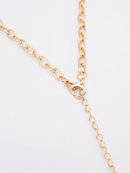 Hammered Disc Necklace
