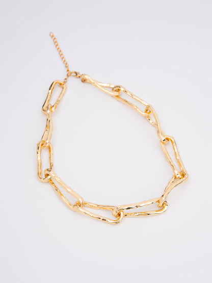 Hammered Chain Necklace
