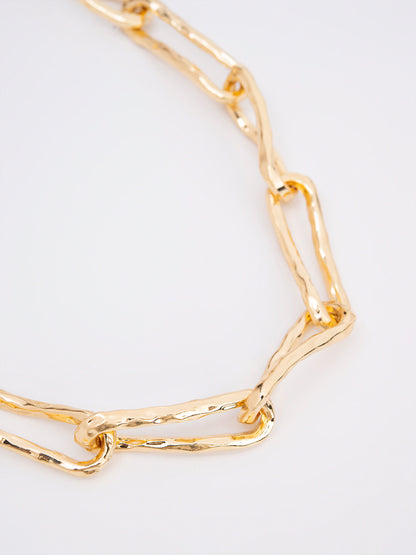 Hammered Chain Necklace