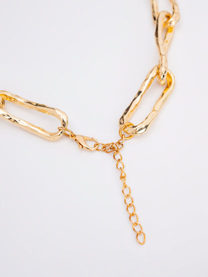 Hammered Chain Necklace