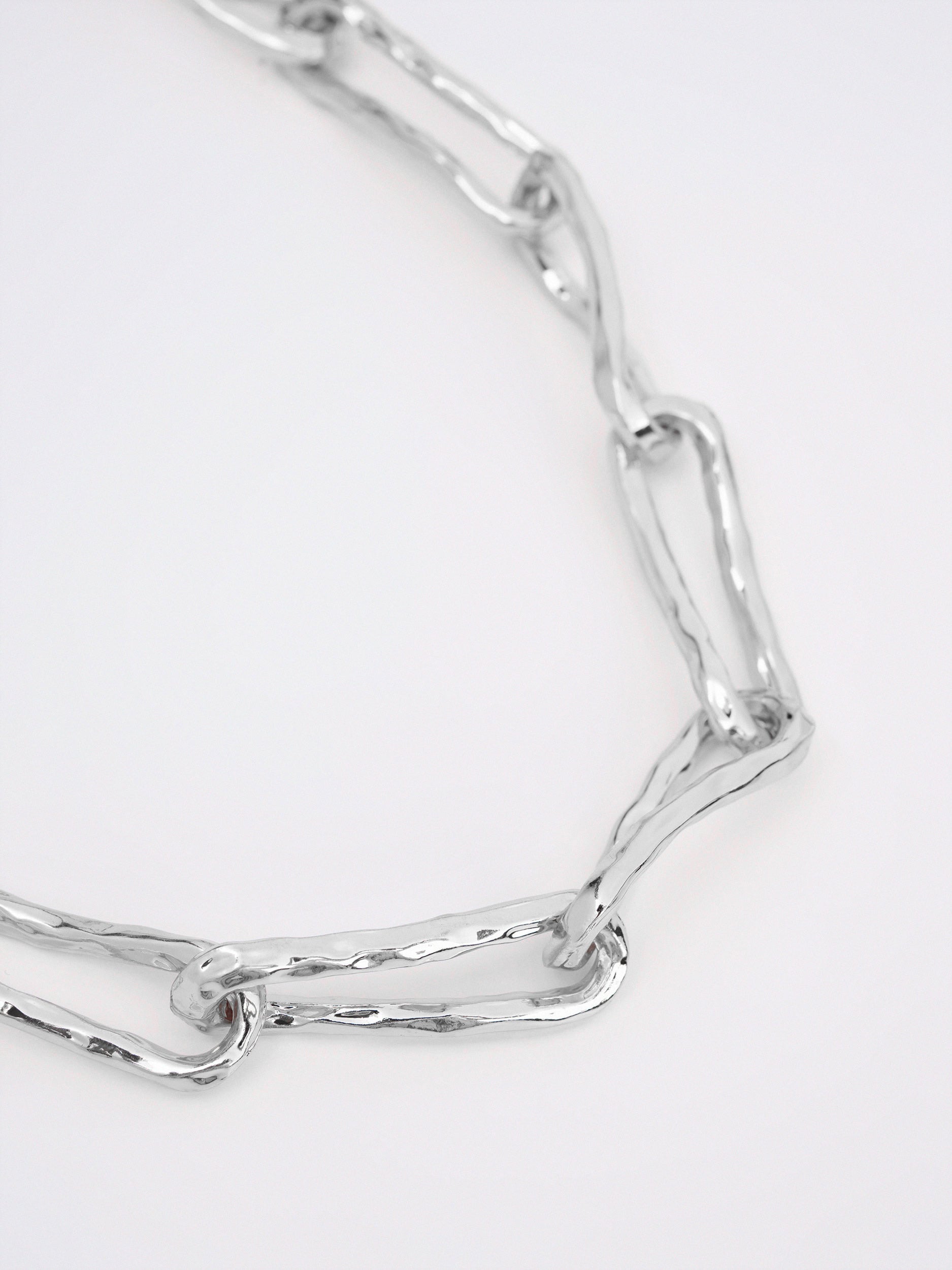 Hammered Chain Necklace