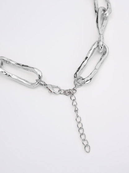 Hammered Chain Necklace