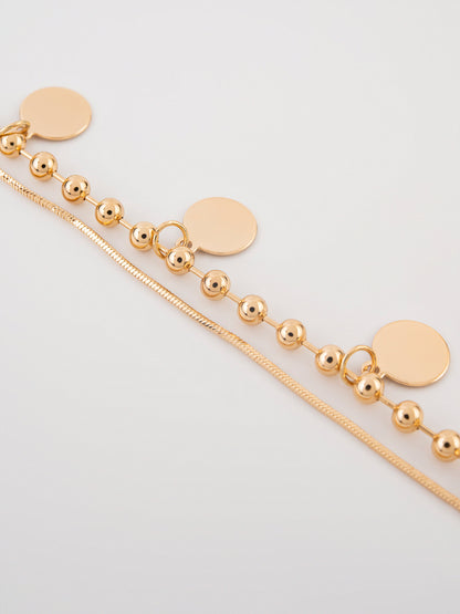 Beaded Chain Anklet