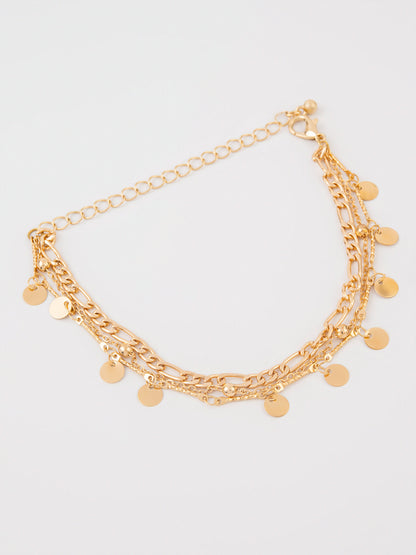Embellished coin Anklet