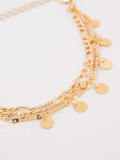 Embellished coin Anklet