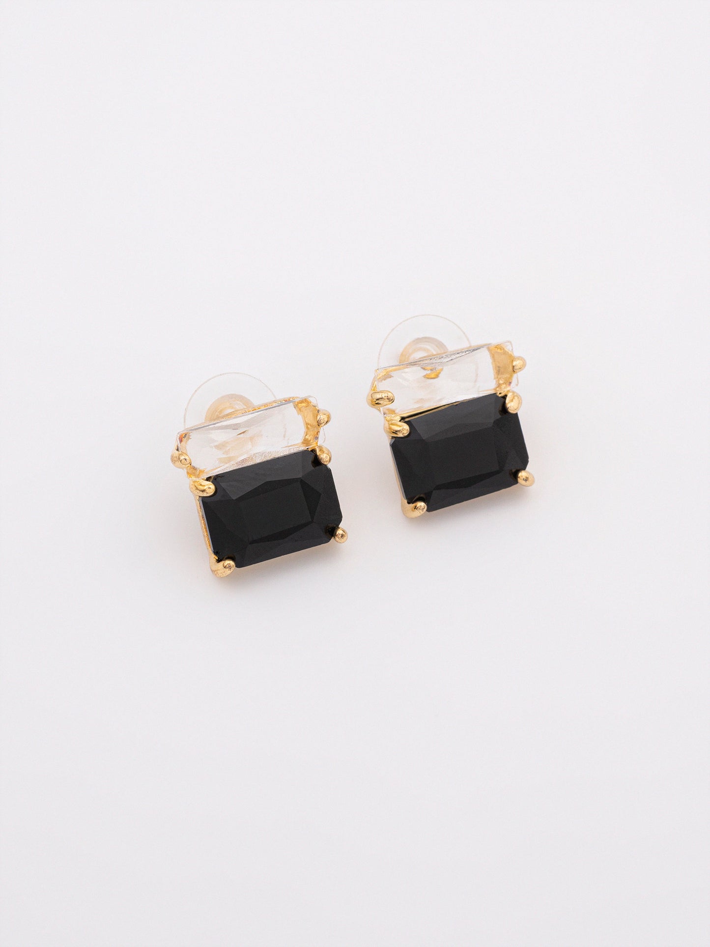 Stone Stud Earrings