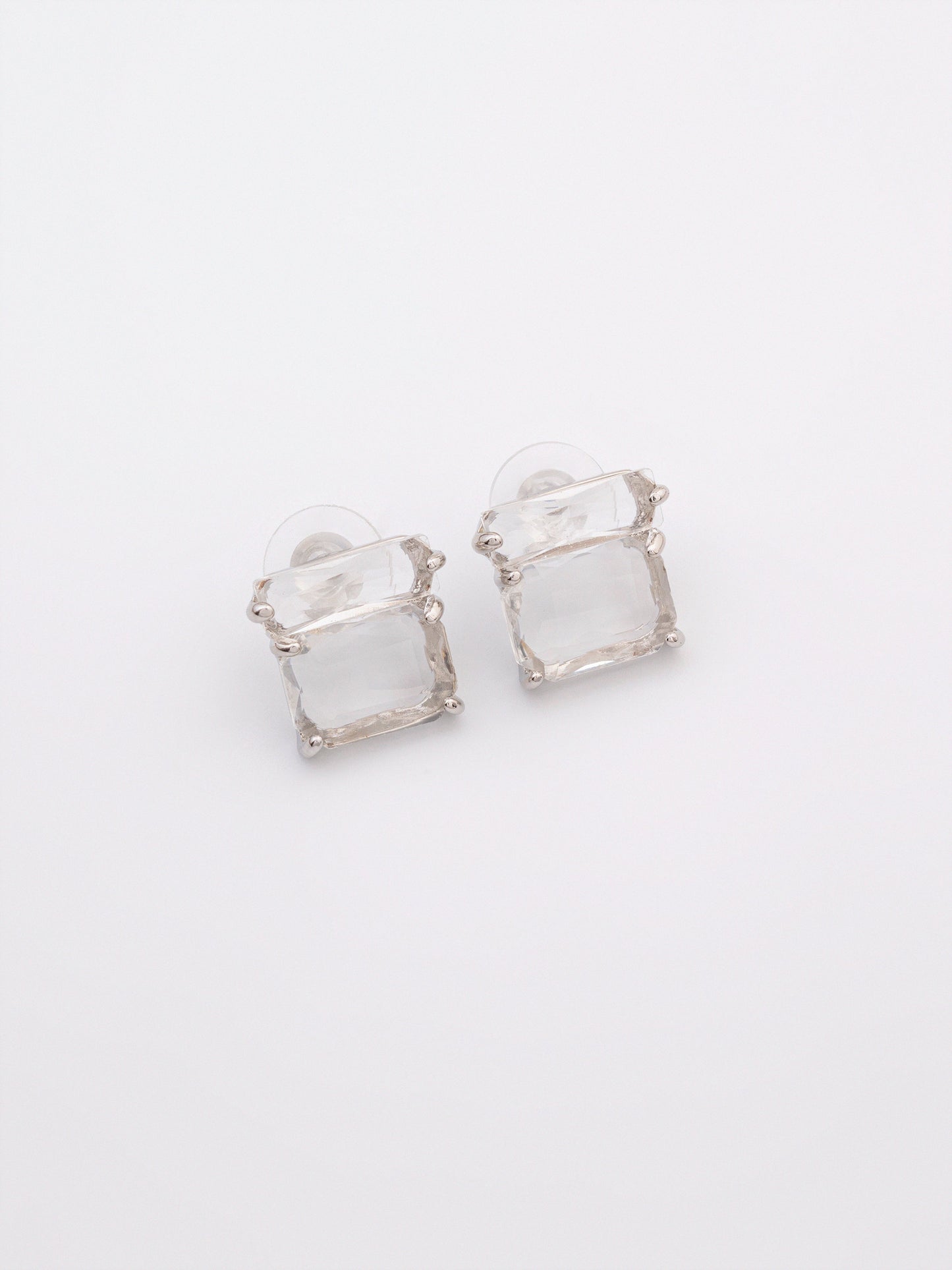 Stone Stud Earrings