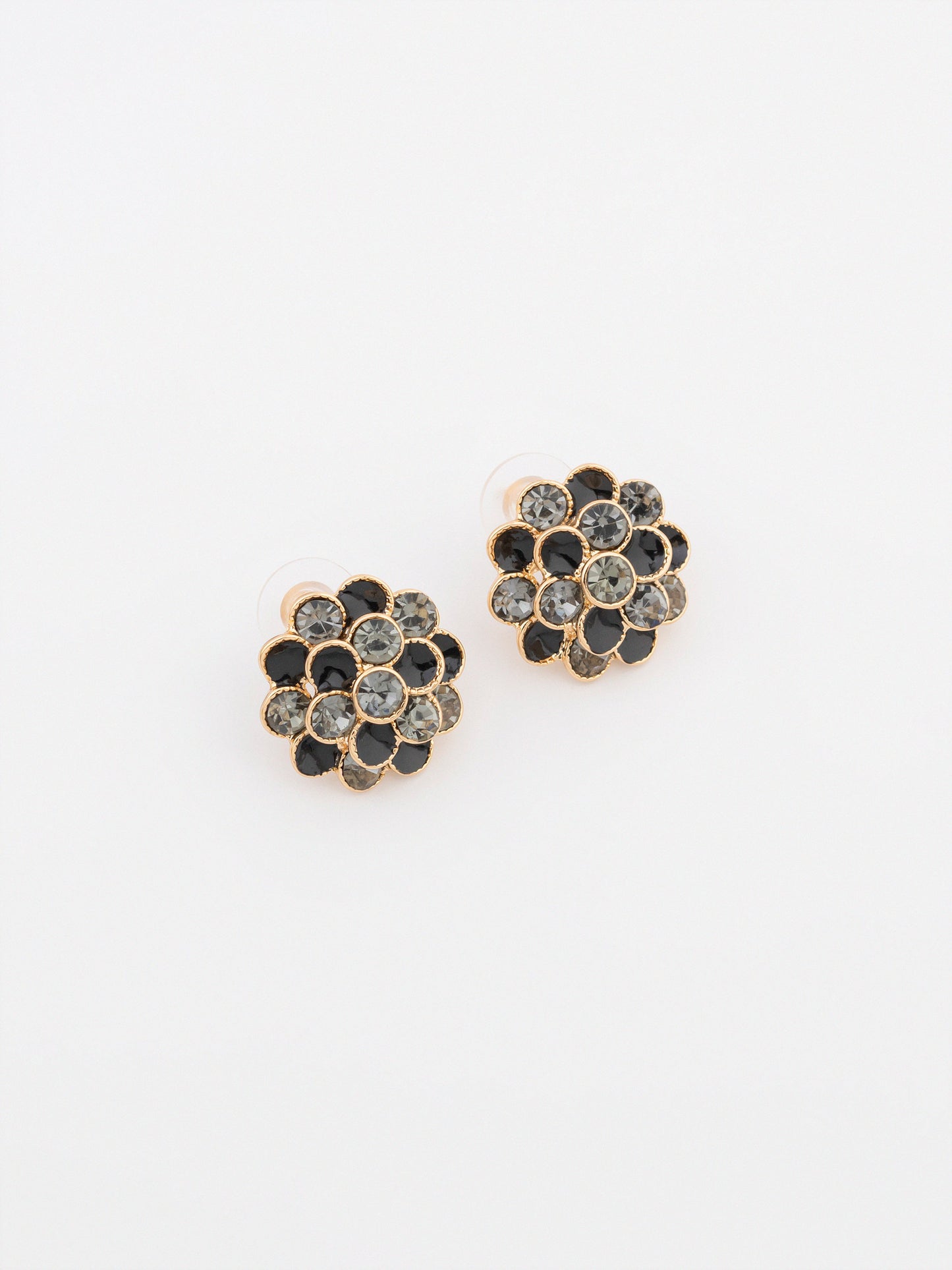 Floral Crystal Studs