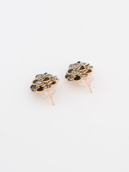 Floral Crystal Studs