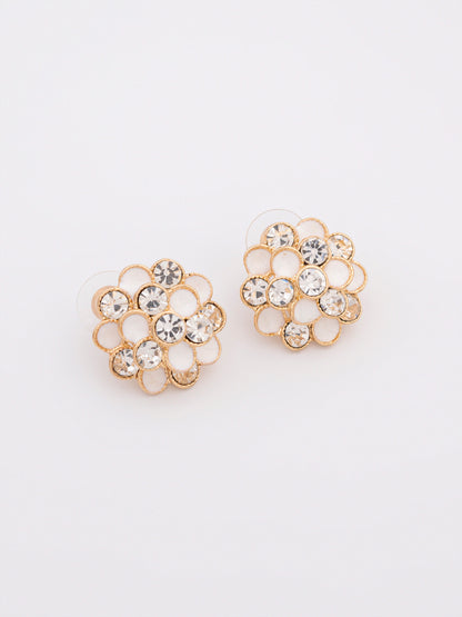 Crystal Floral Earrings