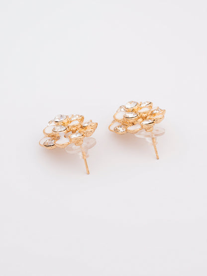 Crystal Floral Earrings