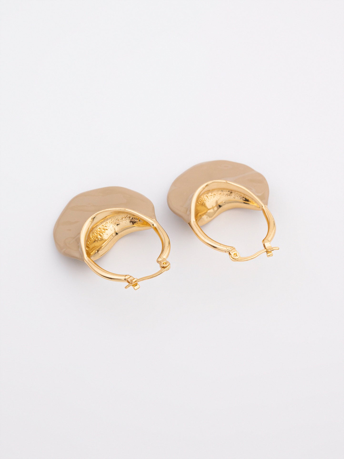 Wavy Hoop Earrings